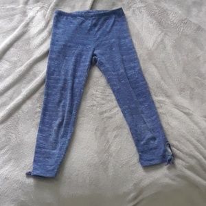 Cropped Blue Leggings